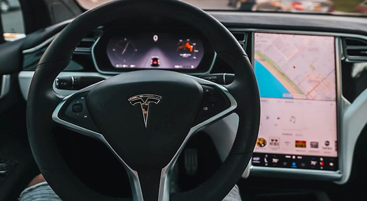 Interior des Tesla Model Y